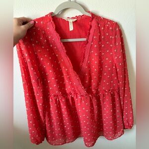 Matilda Jane Vibrant Red Top